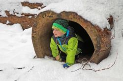 Kinder können in der zweiten Woche der Weihnachtsferien viele winterliche Waldabenteuer erleben. (Foto: Nationalpark Bayerischer Wald)